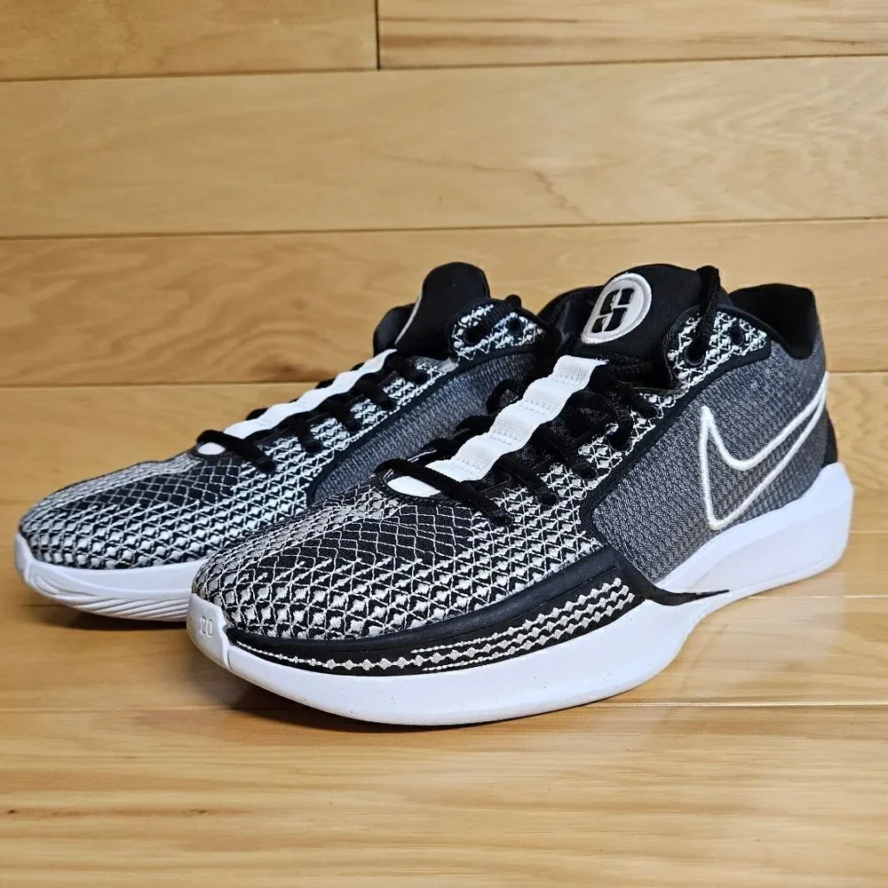Nike Sabrina 1 TB Women's Size 11 Black White Basketball Shoes FQ3391-002